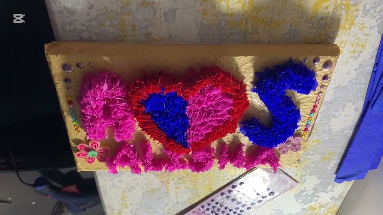 Colors of Love: Crape Paper Art for Little Alisha 