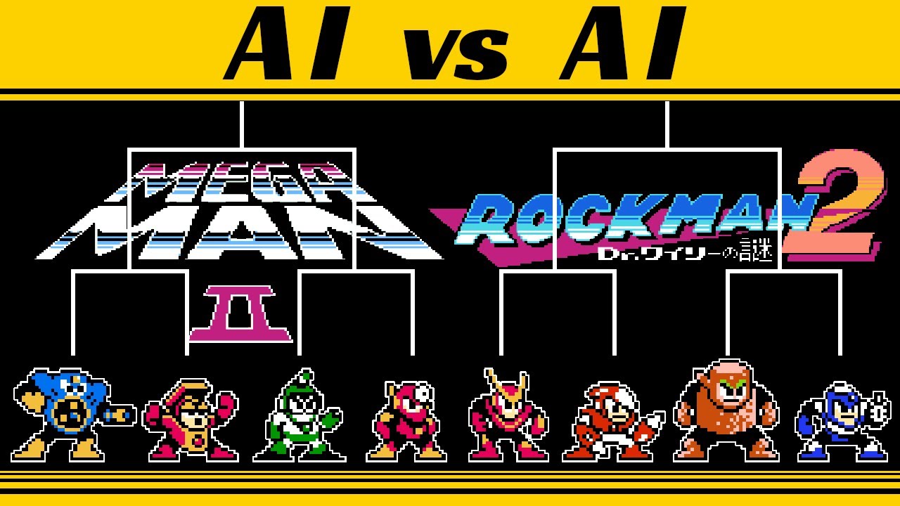 Mega man 2 Bosses No.1 Tournament | CPU Battle