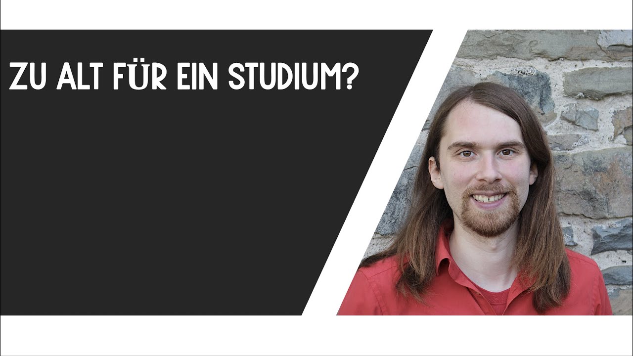 Zu alt für ein Studium?