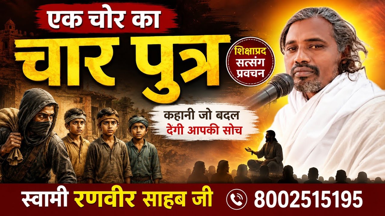 एक चोर की चार पुत्र की कहानी सुने swami ranveer