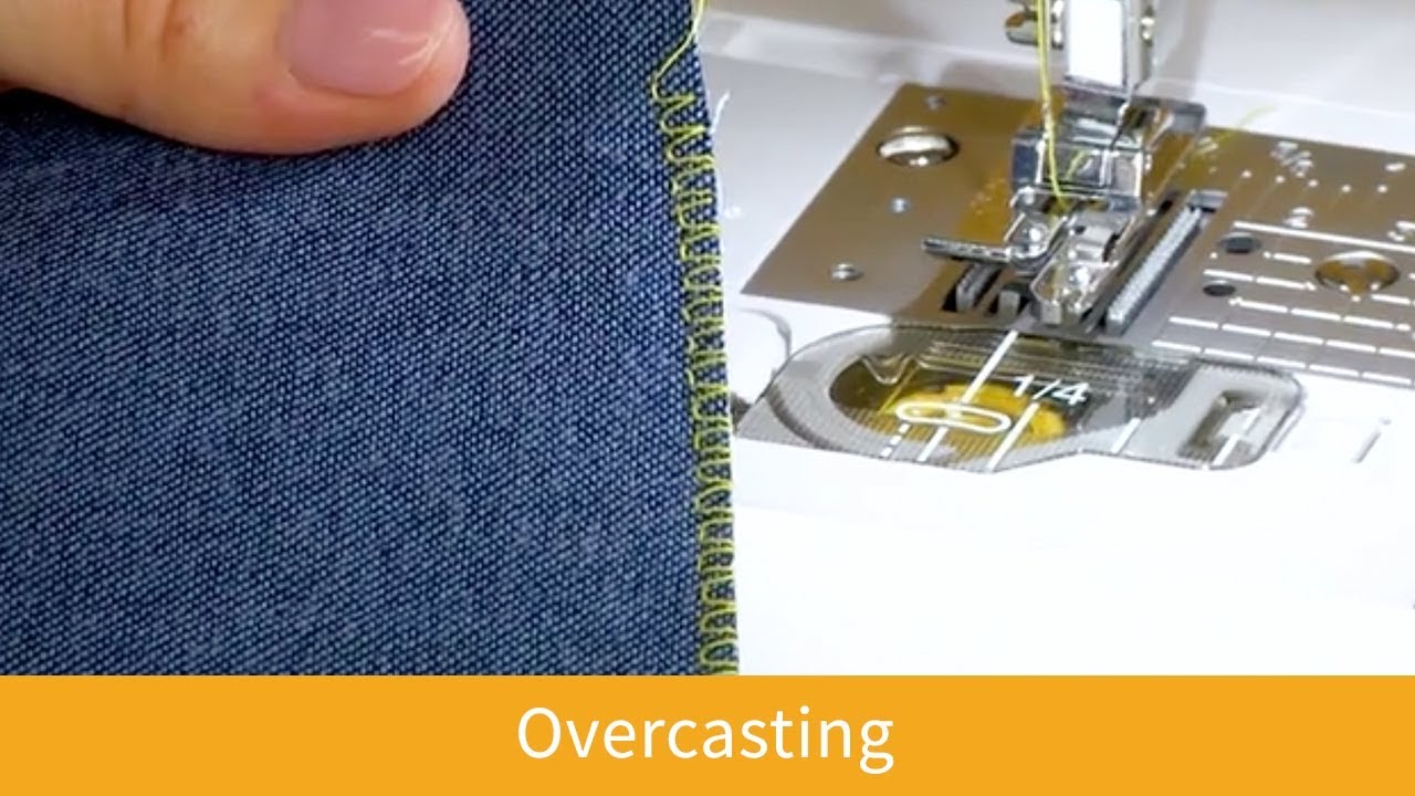 How to Use an Overcast Stitch on the Baby Lock Brilliant