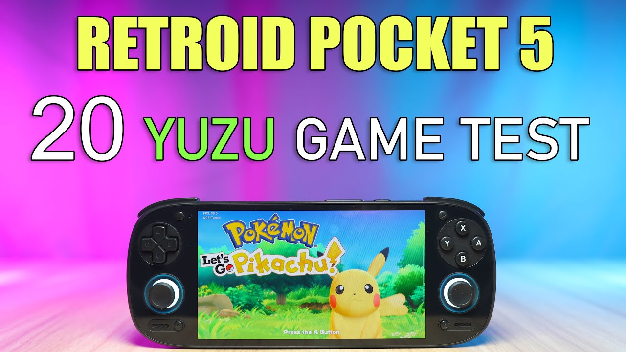 RETROID POCKET 5 : 20 yuzu game test