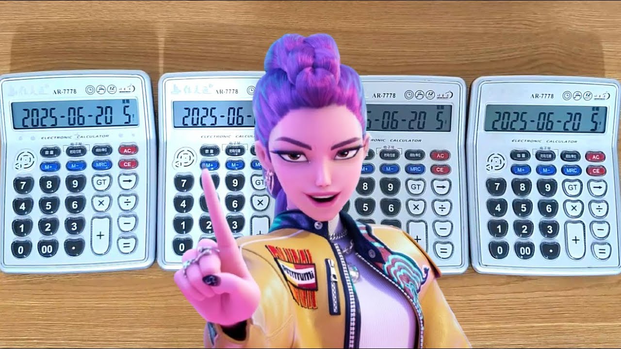 HUNTR/X - Golden (Full Ver.) Calculator Cover