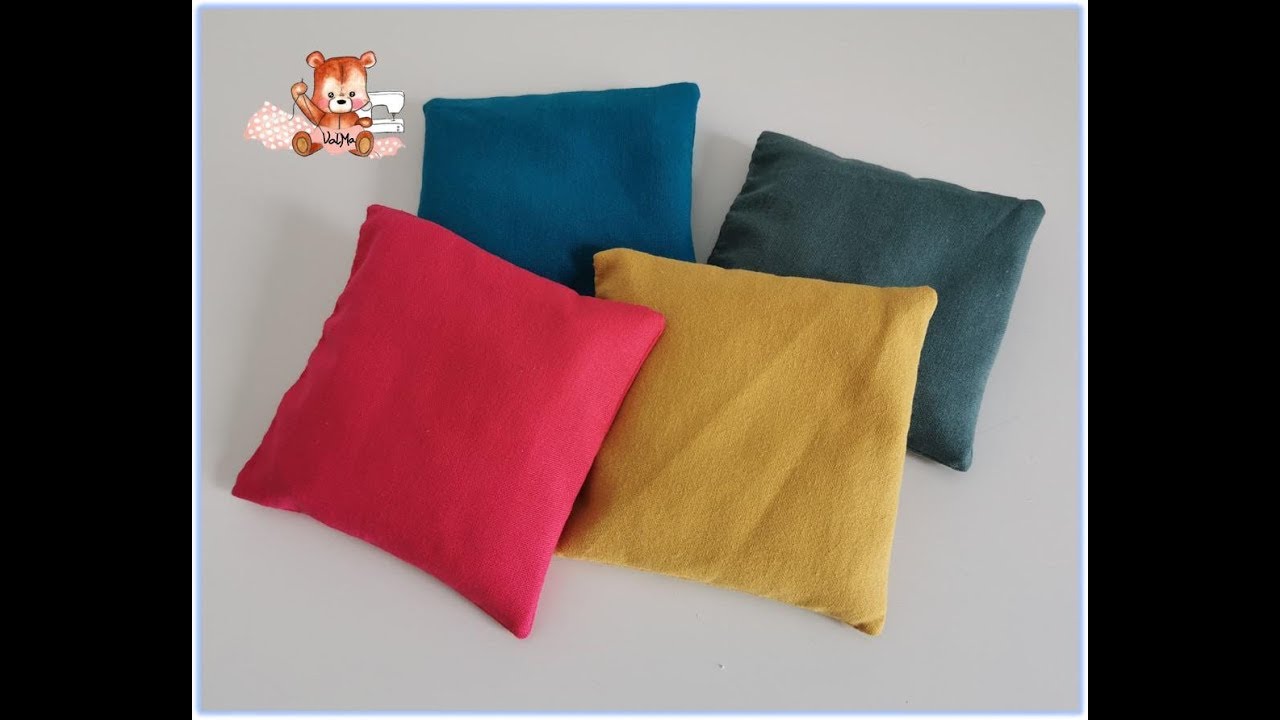 Coussins sensoriels doublés pour différents éléments de remplissage - Tuto couture ValMa