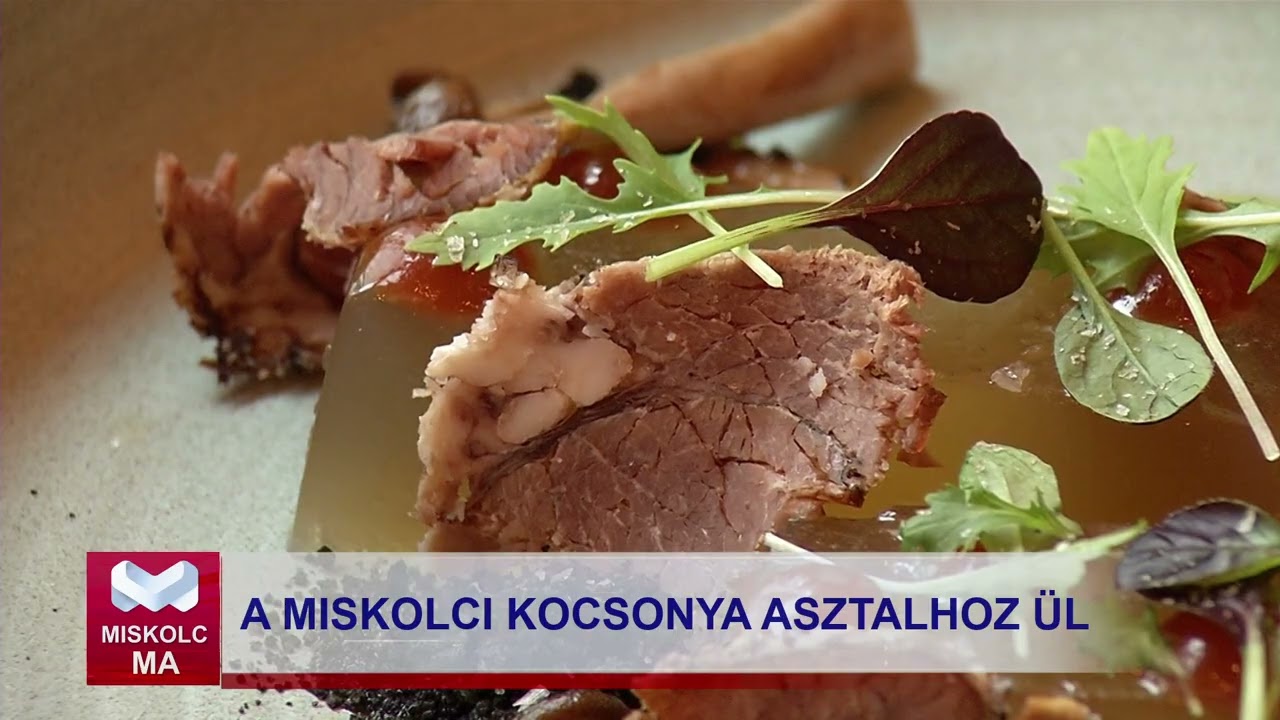 Miskolc Ma 2026. 02. 03.: A kocsonyát asztalhoz ülve is megkóstolhatják a  gasztronómia kedvelői