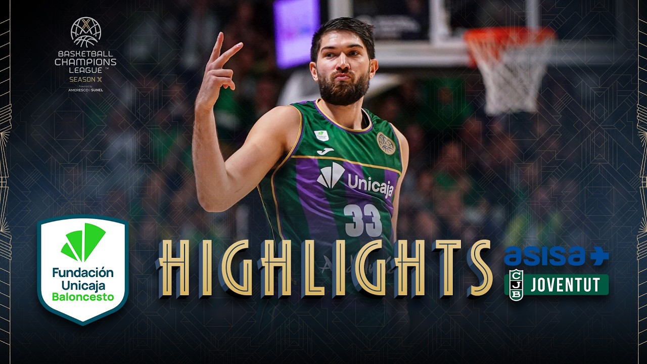 Unicaja v Asisa Joventut | Round of 16 | Highlights | #BasketballCL 2025-26