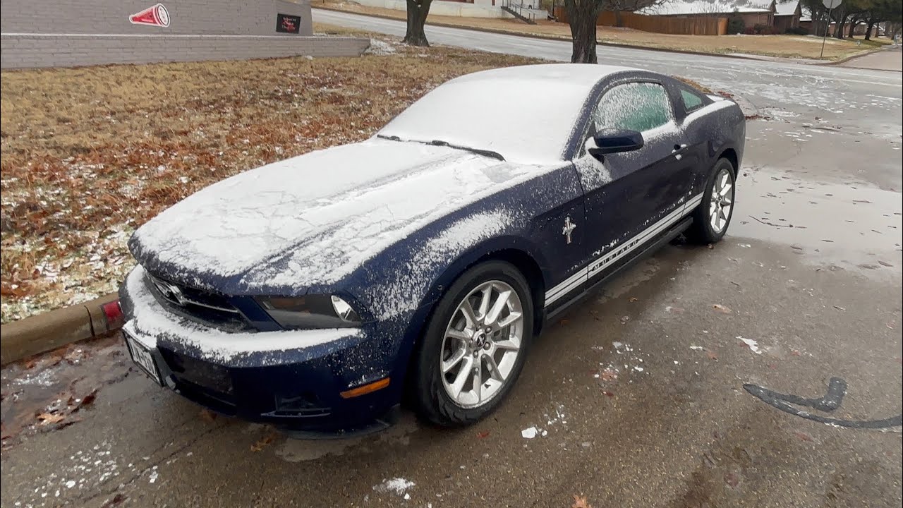 Quick cold star 2011 Ford Mustang V6 premium 22°F 