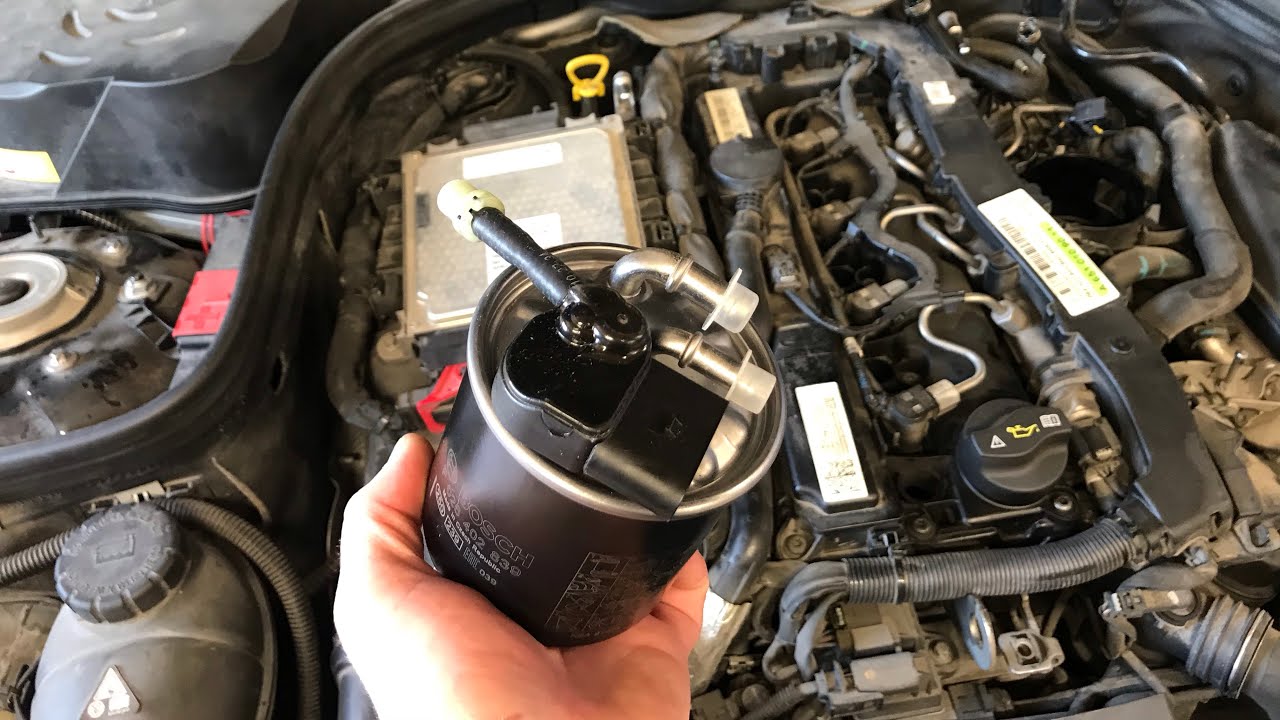 Mercedes W212 | How To Replace Engine Fuel Filter