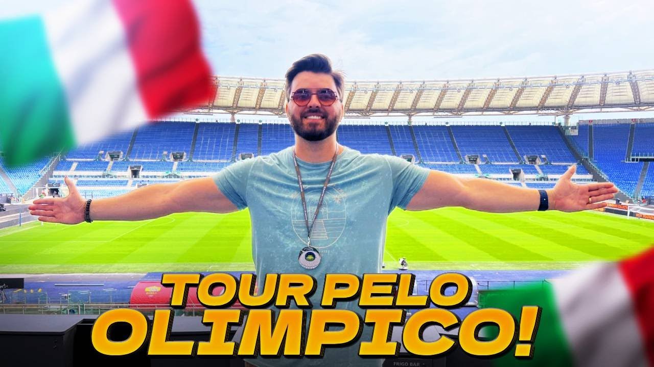 Conheci o HISTÓRICO ESTÁDIO OLIMPICO de ROMA