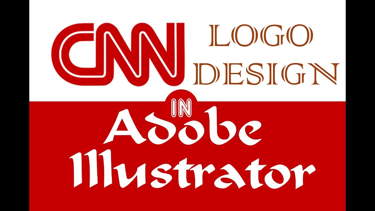 How to Design CNN Logo in Adobe Illustrator