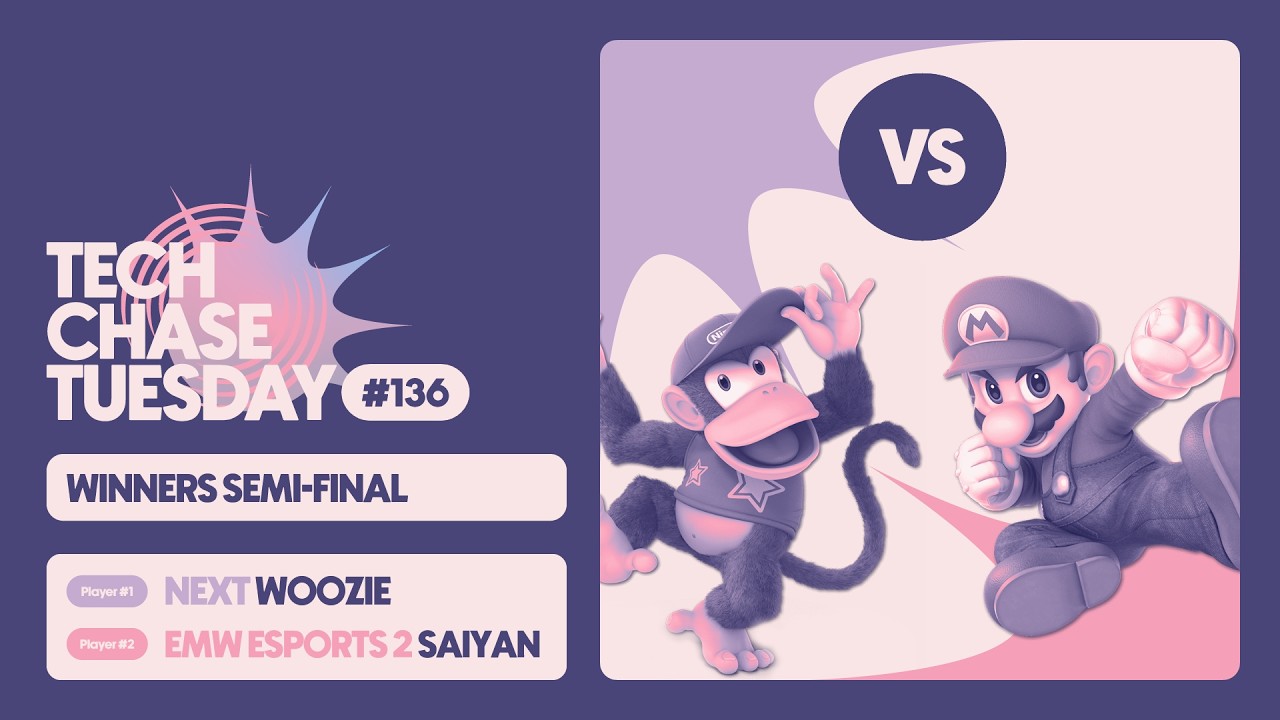 Next | Woozie (Diddy) vs EMW Esports 2 | Saiyan (Mario) | Winners Semis | Tech Chase Tuesday 136
