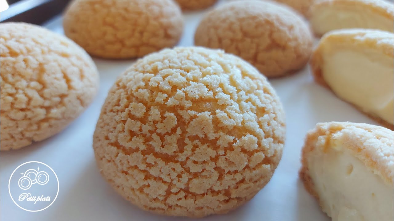 Choux Au Craquelin Recipe | Choux à la crème | Cream Puffs || Petit Plats