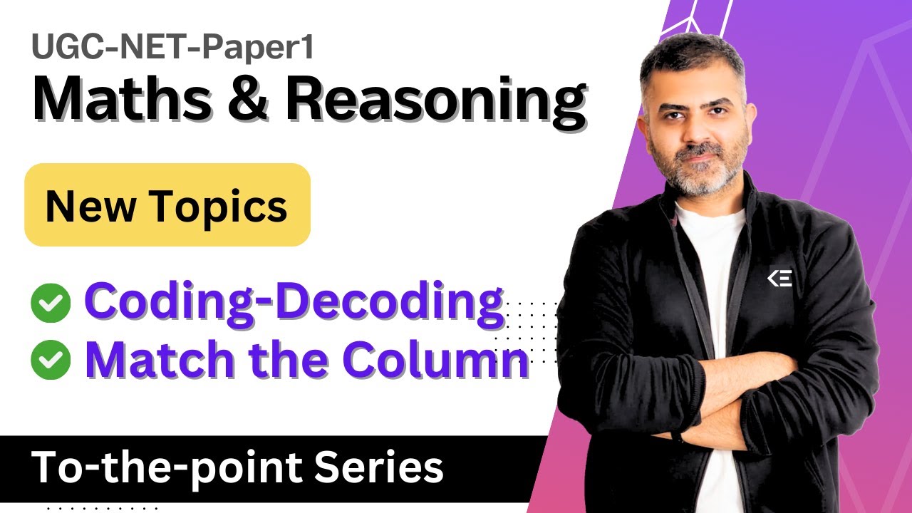 Coding Decoding | Maths & Reasoning | UGC-NET-Paper 1