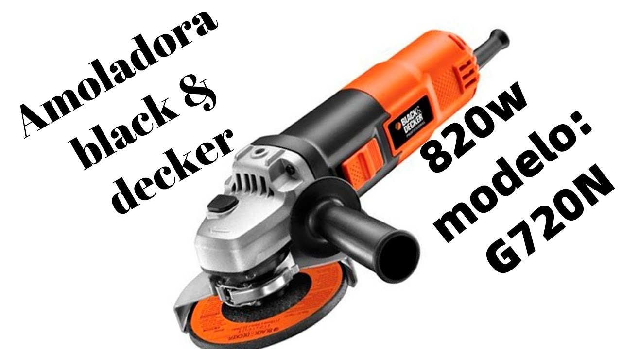 Amoladora black & decker 820w modelo: G720N