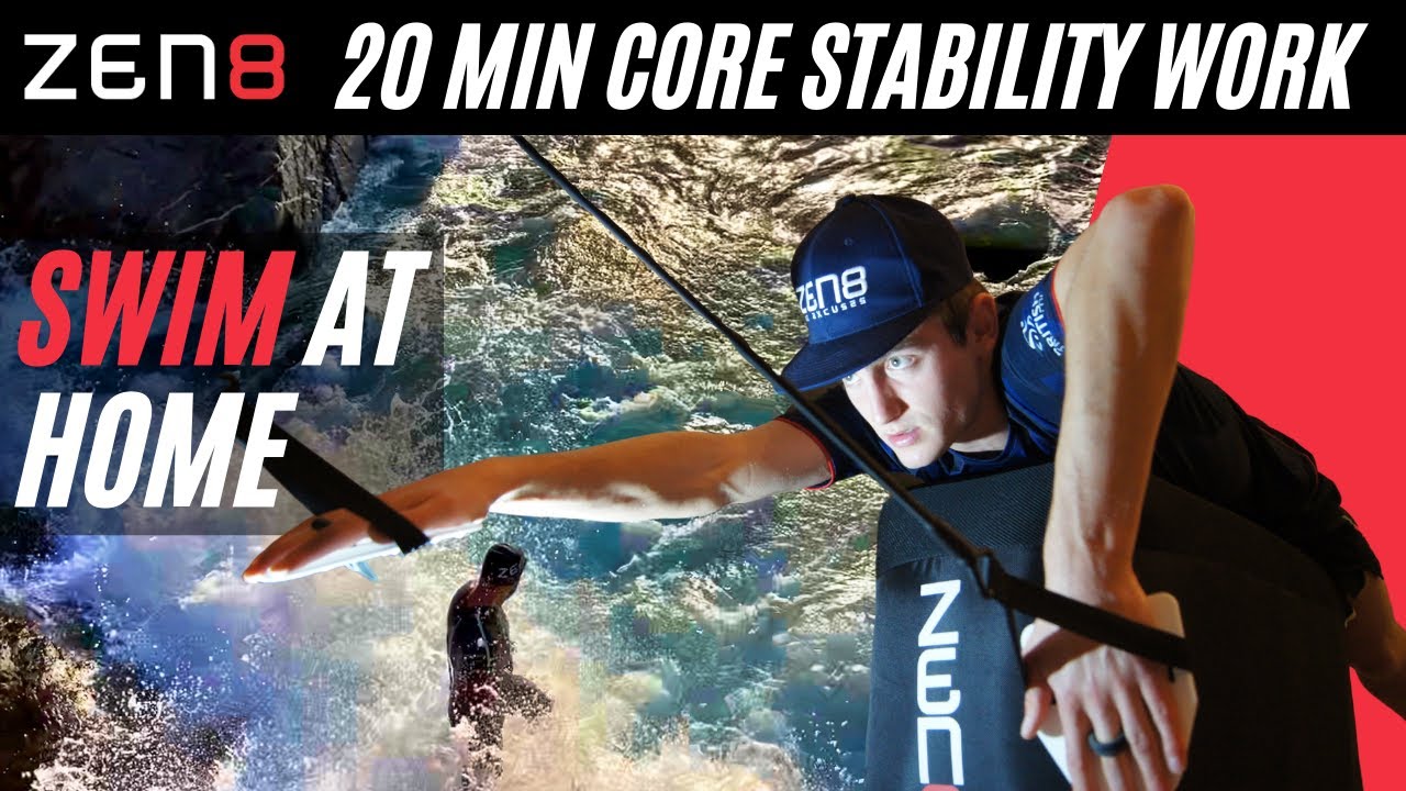 ZEN8 Swim Training Machine Dryland Workout | 20 Minutes Core Stability for Swimmers