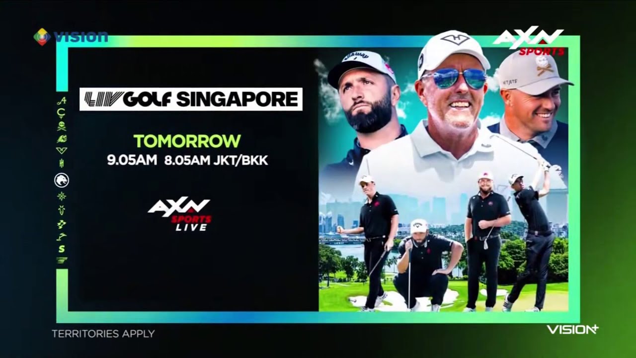 AXN (Indonesia) continuity [after LIV Golf live coverage, 15 March 2025]