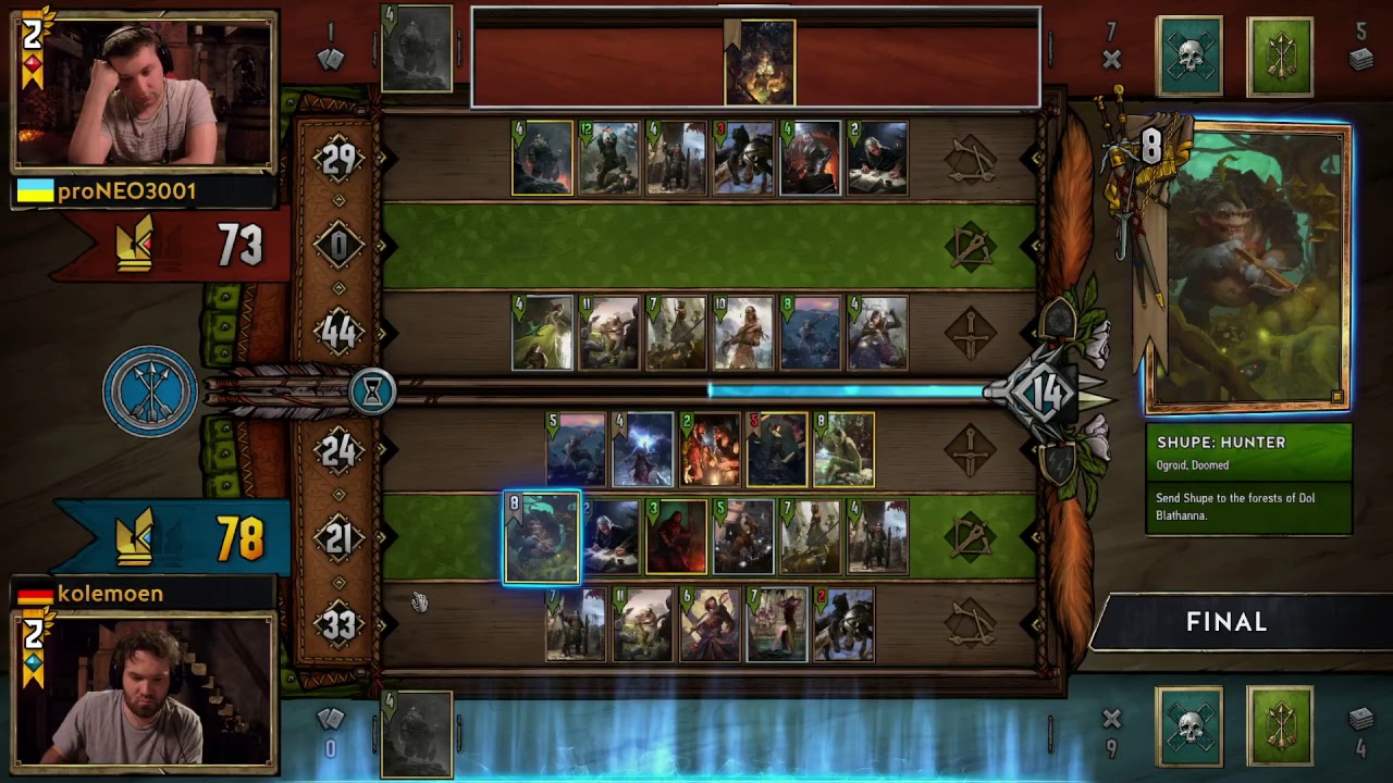 [BETA VIDEO] GWENT Open #6 | Semifinals and Final | $25 000 prize pool