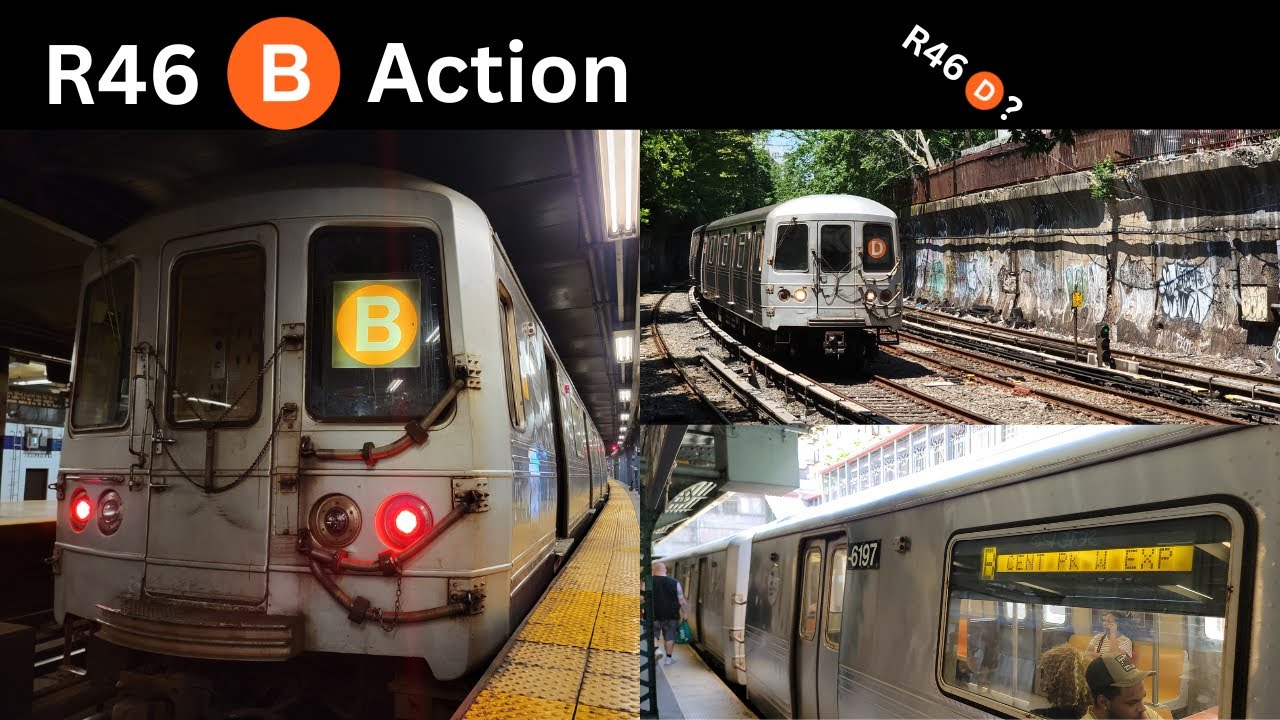 MTA R46 (B) Train Action
