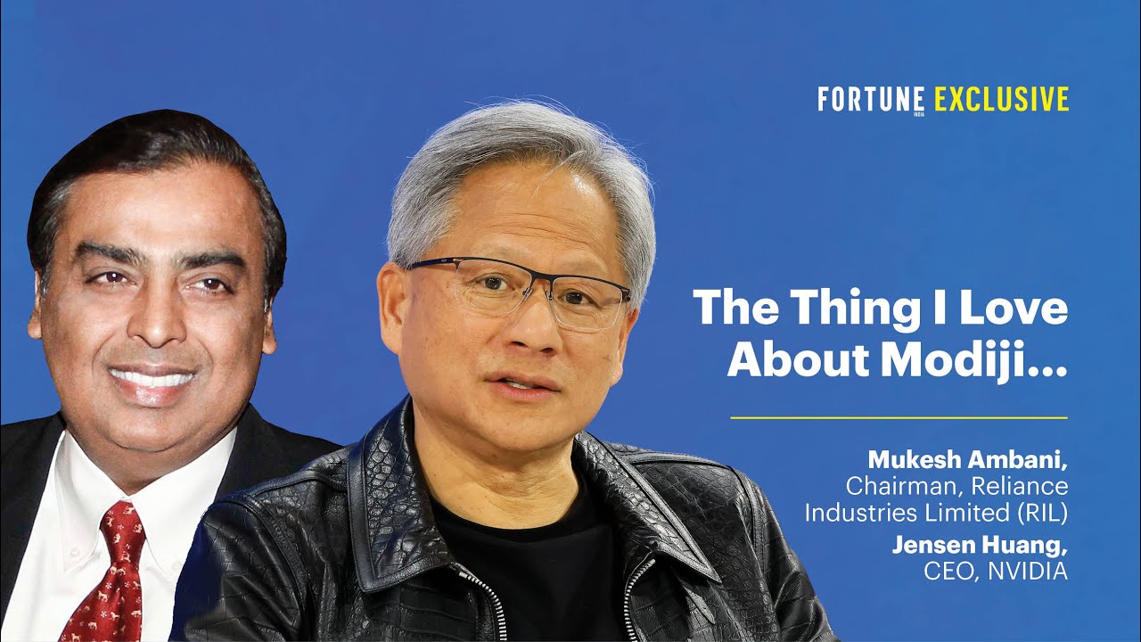 What's Jio&rsquo;s '15-cent data advantage' in AI? Mukesh Ambani reveals to NVIDIA&rsquo;s Jensen Huang