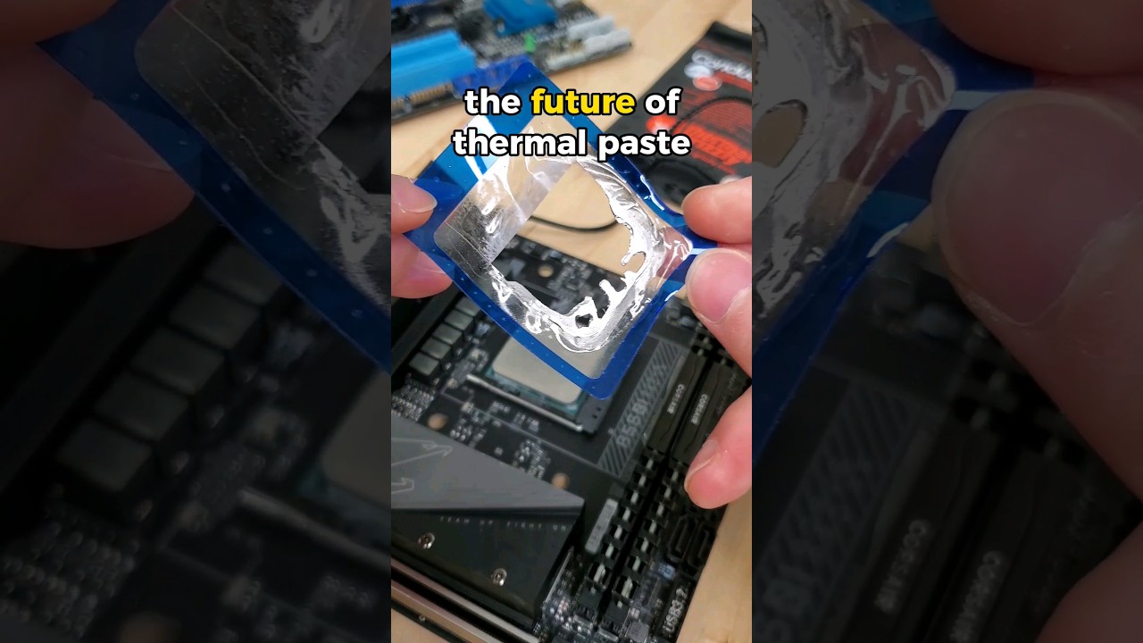 the future of thermal paste technology #shorts