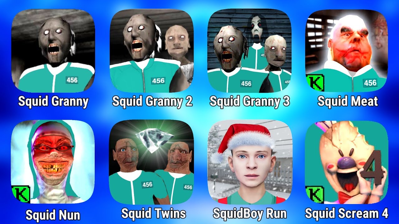 All Squid Game New Mods || Squid Game Granny | Granny New Mod | Mr Meat Squid Game | Mod Game |Funny