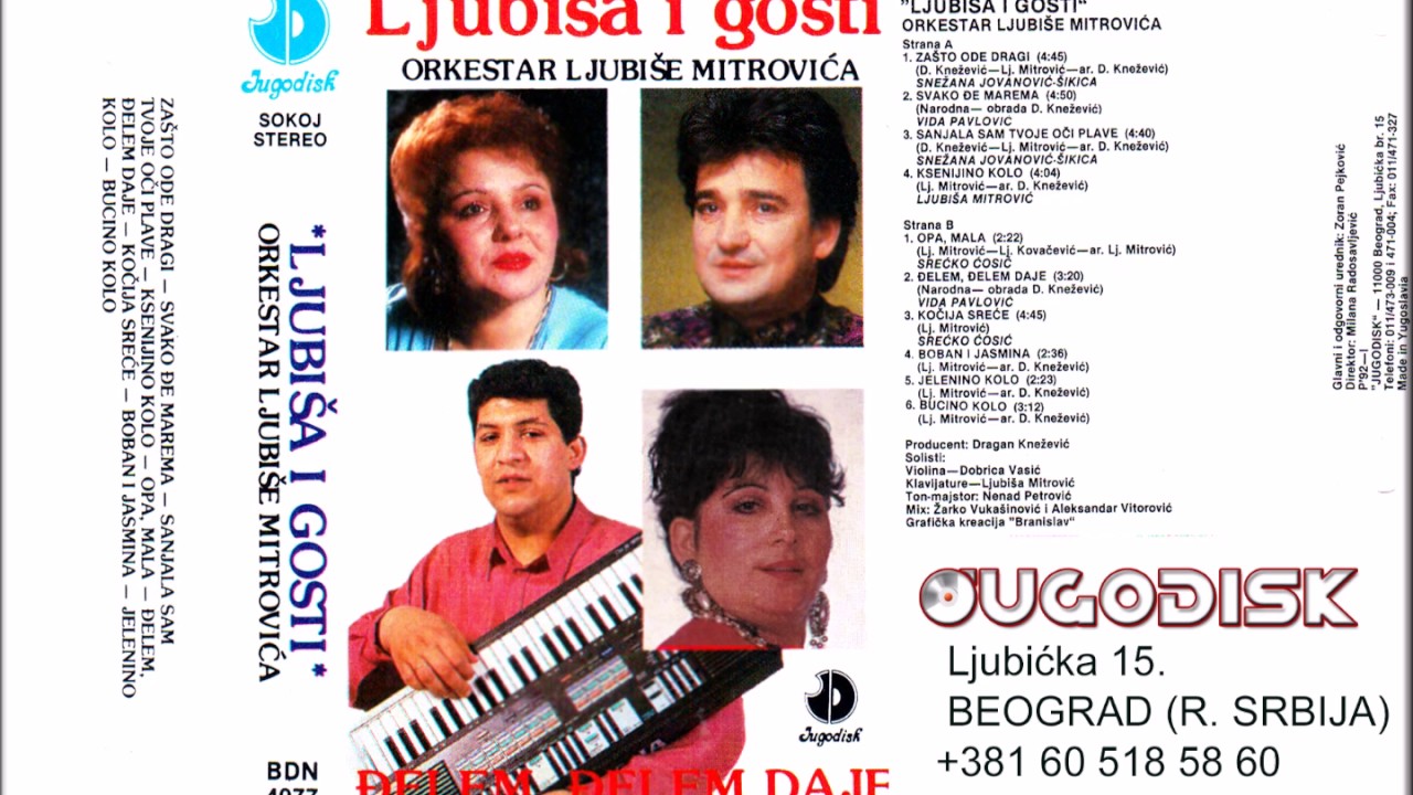 Snezana Jovanovic Sikica - Zasto ode dragi - (Audio 1992)