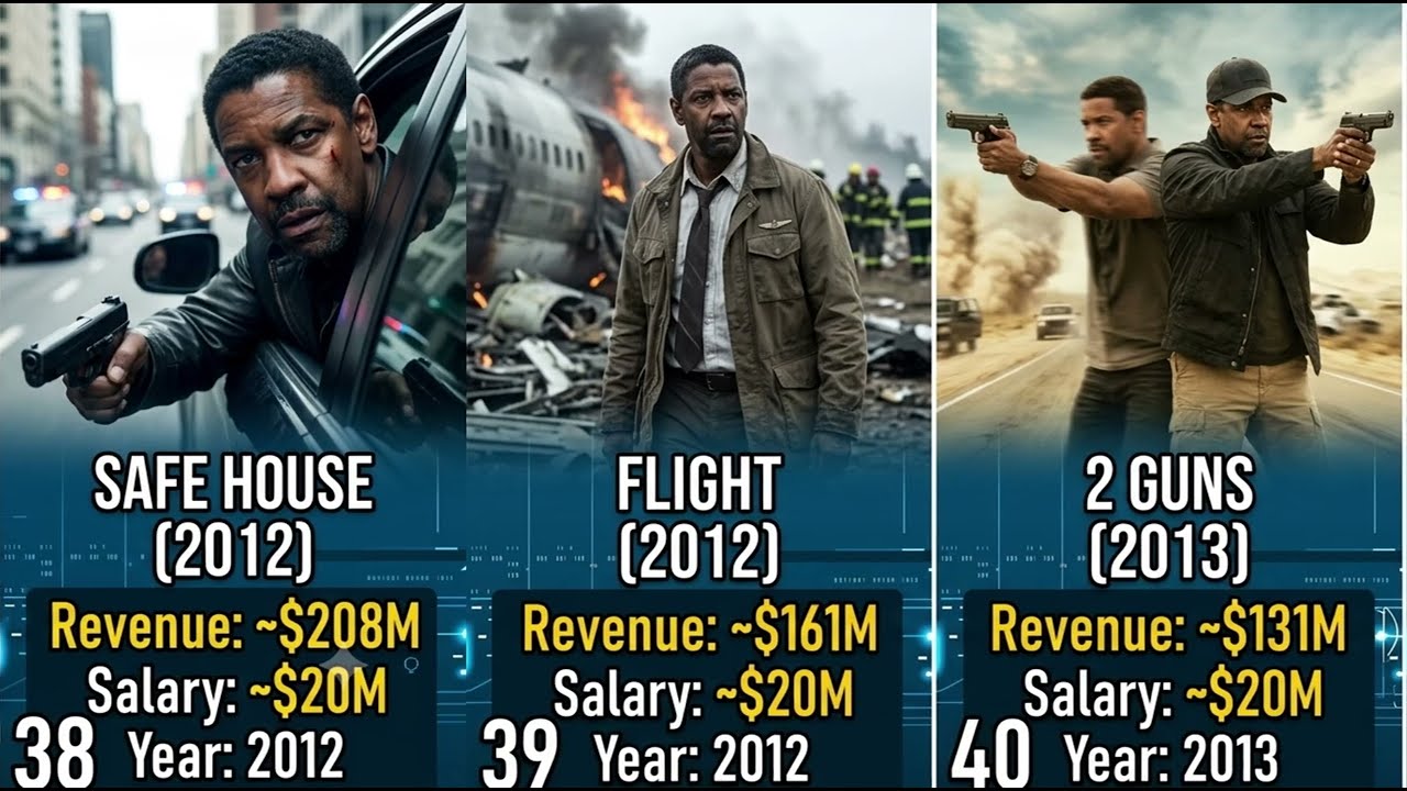 💰 Denzel Washington's Paycheck Revealed For Every Movie He Ever Made