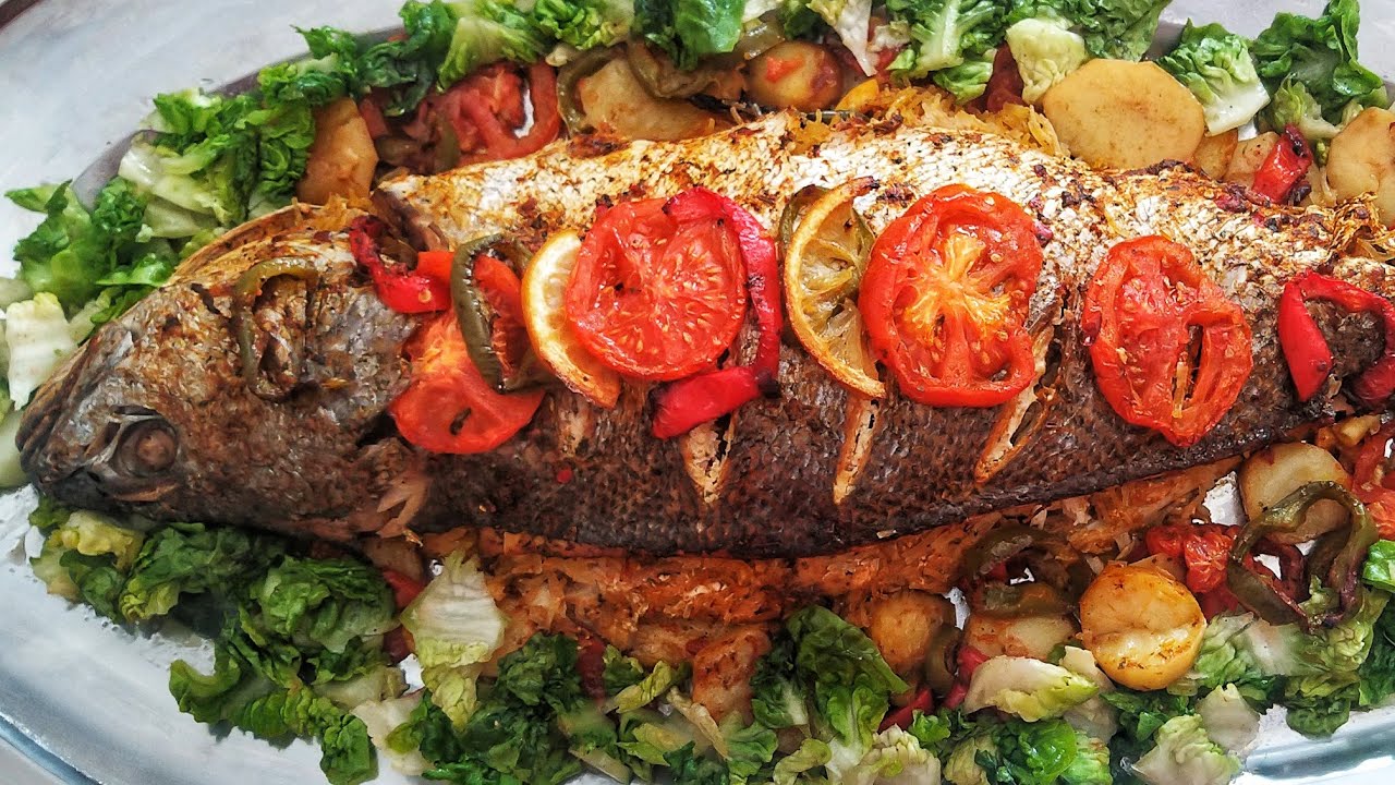 Poisson Au Four | Une Recette De Poisson FARCI à la marocaine