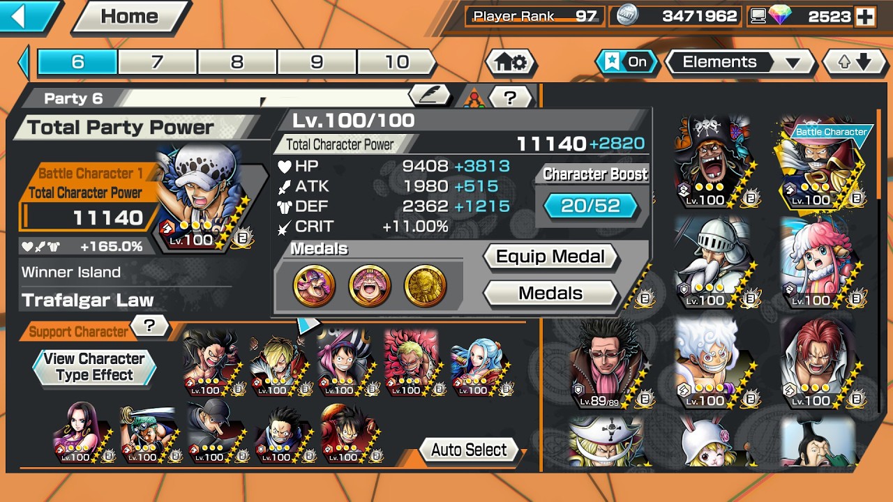 EX Law vs Nusjuro: Full Guide (Medal Set, Support & Counter Timing)