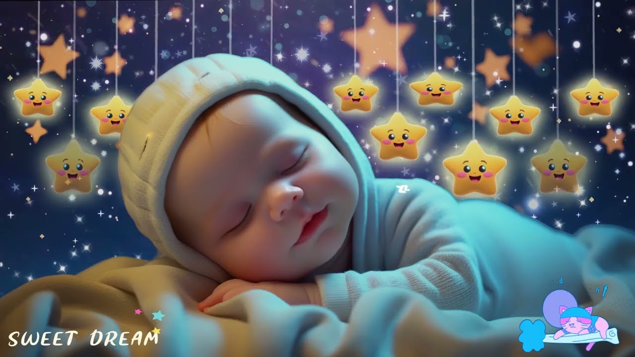 Instant Deep Sleep for Baby 💤 Calm in 3 Minutes 🌙 Mozart & Brahms Lullabies 🎵