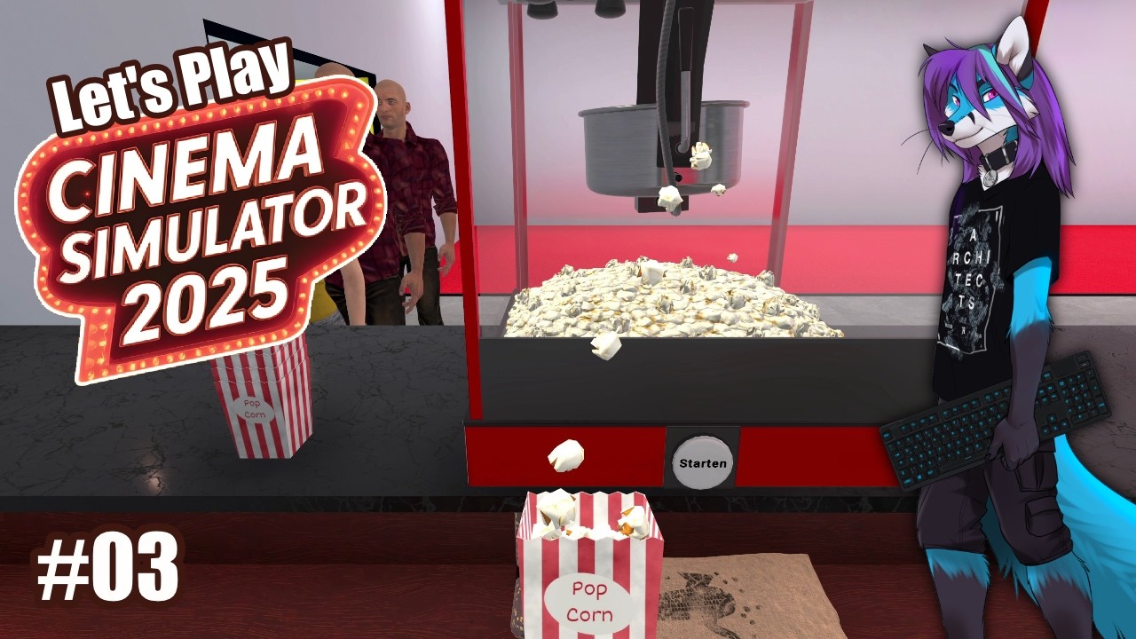 Let's Play Cinema Simulator 2025 🍿03 - Frisches Popcorn
