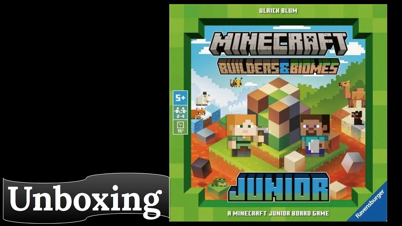 Minecraft: Builders & Biomes &ndash; Junior: Unboxing
