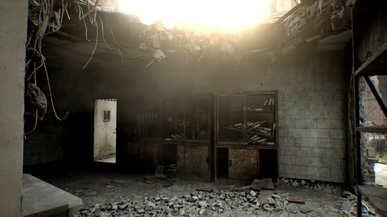 🔦 Abandoned Store Interior | Resident Evil Requiem | Hollow Silence & Distant Creaks (No Talk)