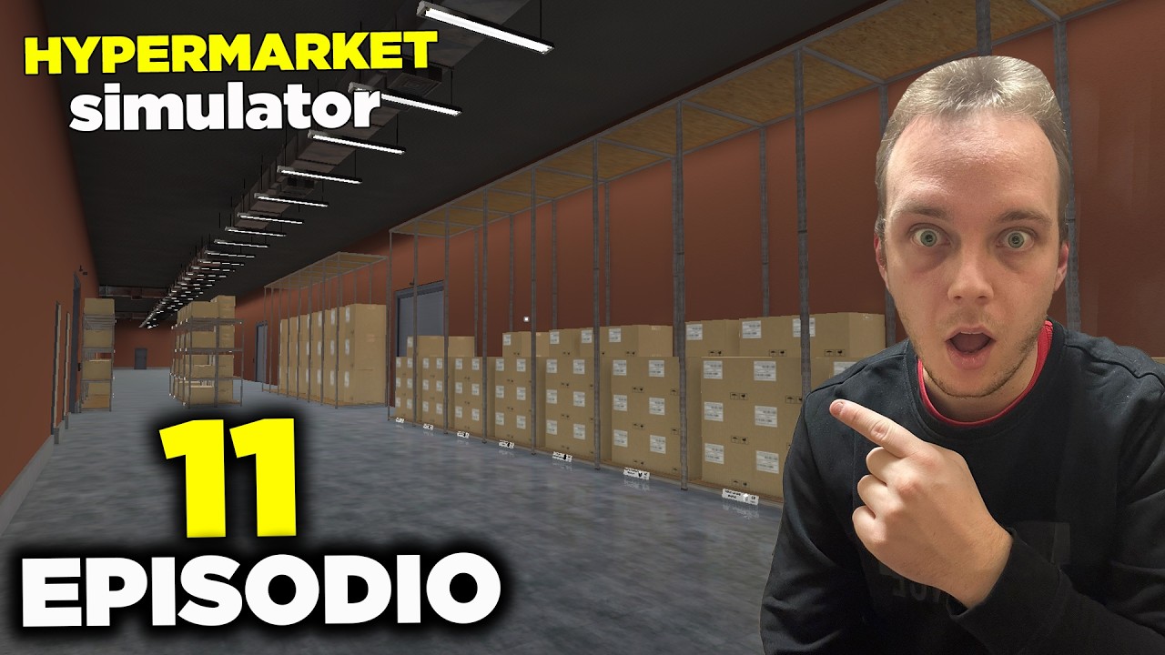 🔴HYPERMARKET SIMULATOR Live ITA [PARTE 11] - ESPANSIONE DA 10 MILA EURO! - NUOVO MAGAZZINO!