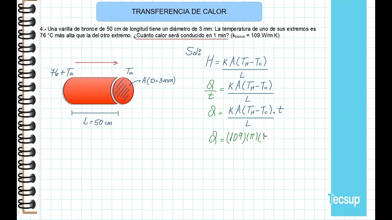 PROBLEMA 4: transferencia de calor
