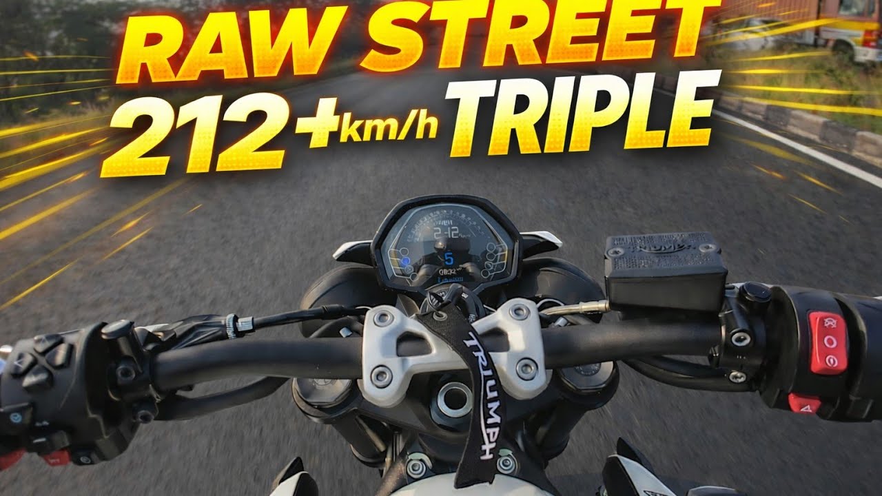 Street Triple 765 Raw Ride – Pure Exhaust Note & Aggressive Riding 