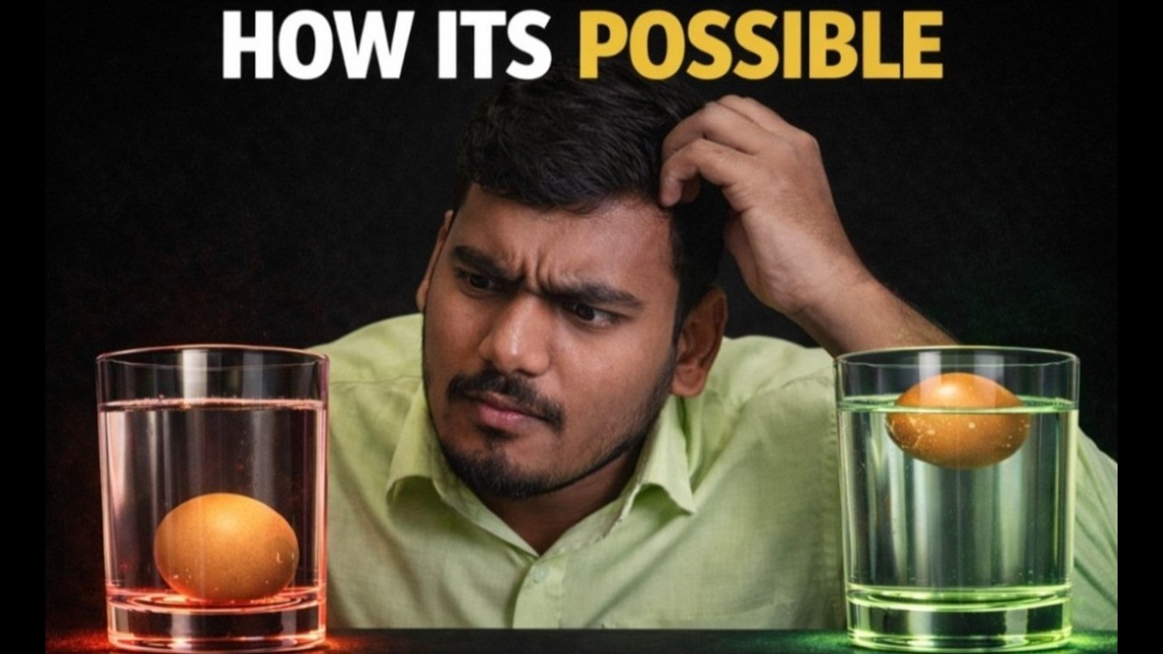 Egg Float Experiment 🥚 | Namak Wale Paani Me Anda Kyun Tairta Hai? 😲 Science Experiment Hindi
