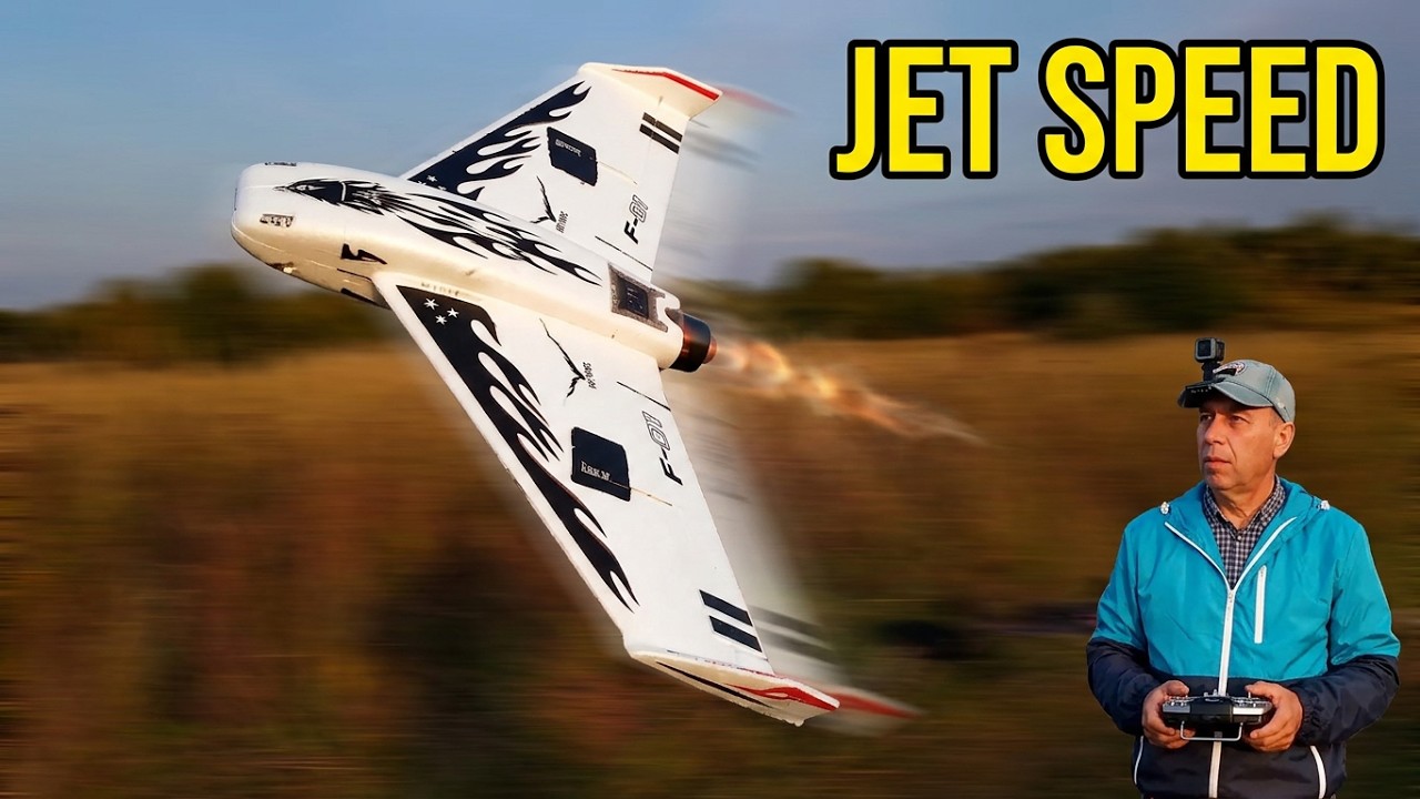 Скорость. Радиоуправляемый самолет Hee Wing F-01 Jet Ultra Wing 690 мм.