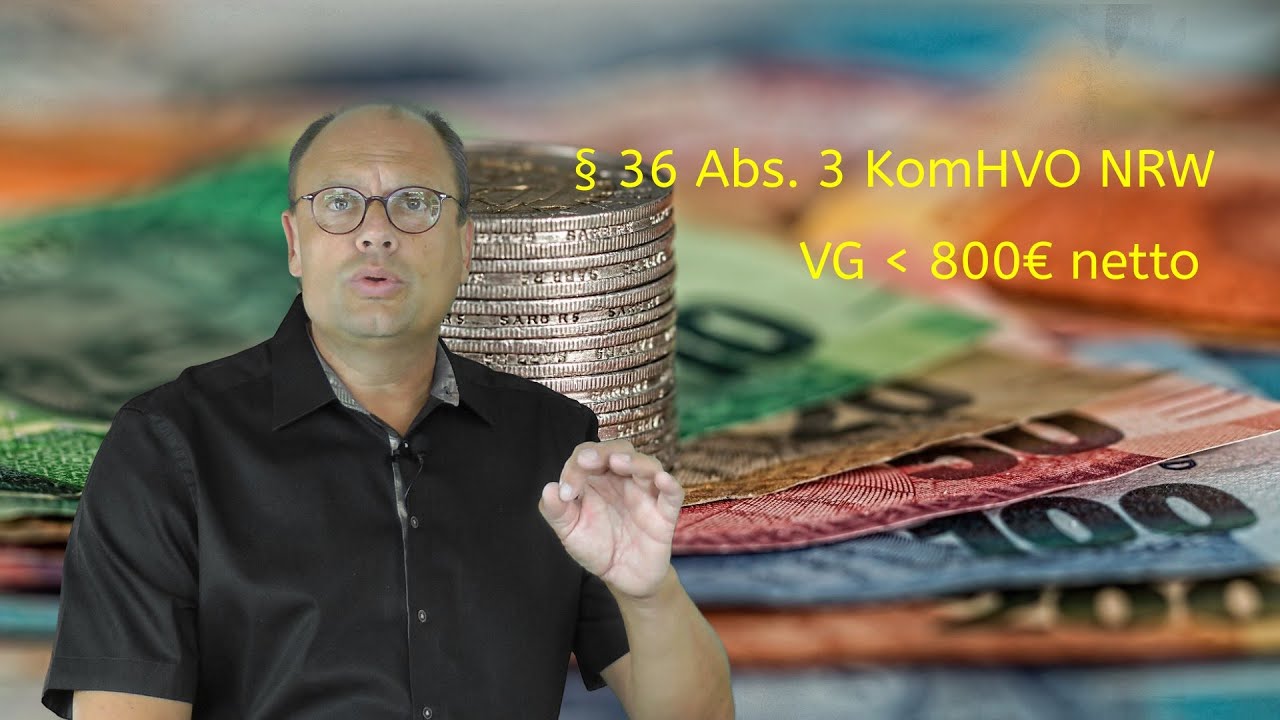 Kommunales Rechnungswesen - NKF - Anschaffung und Veräußerung von Wertgegenständen