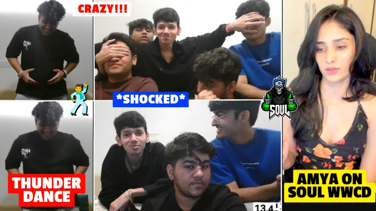 THUNDER Dance🕺 SOUL Boys SHOCKED by Fans Support😳 Goblin Teased Nakul😂 Amya React on SouL WWCD🚀 