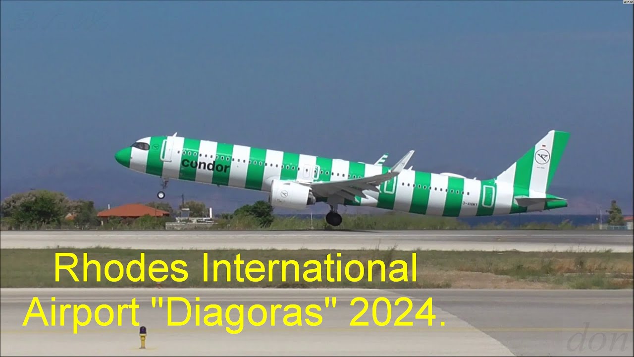 Rhodes Airport. - Starts and Landings.