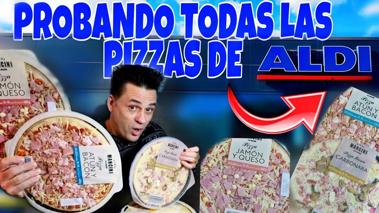PROBANDO TODAS LAS PIZZAS DE ALDI #aldi