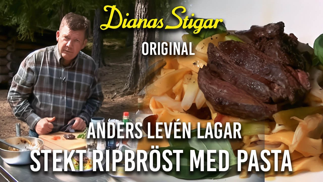 Stekt ripbröst med pasta -  Anders Levén