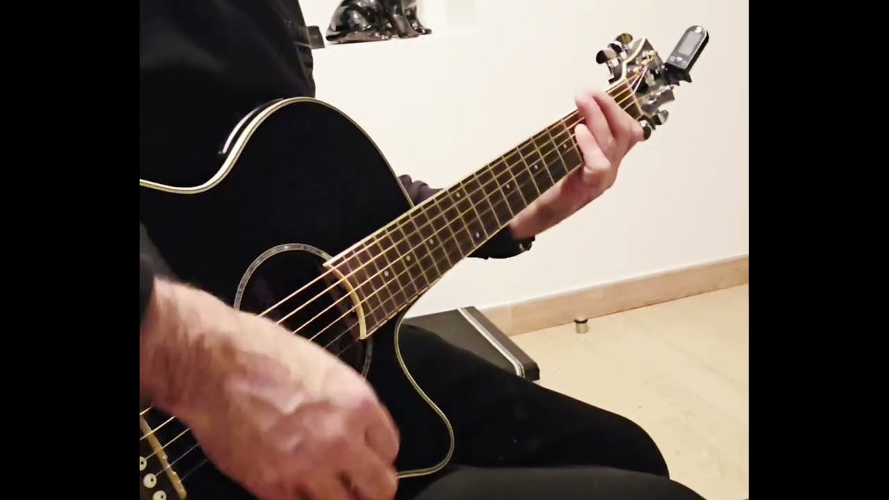 Nirvana - Where Did You Sleep Last Night - (acoustic guitar cover)
