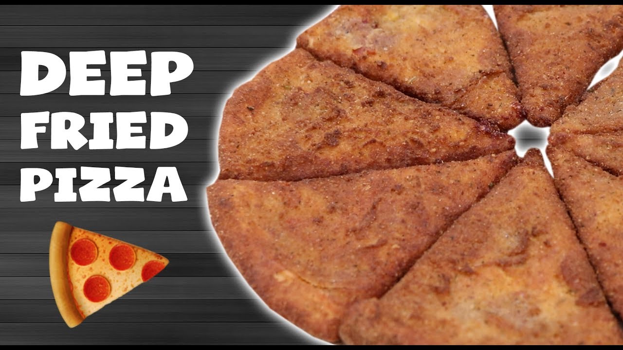 DIY DOUBLE DEEP FRIED PIZZA 🍕