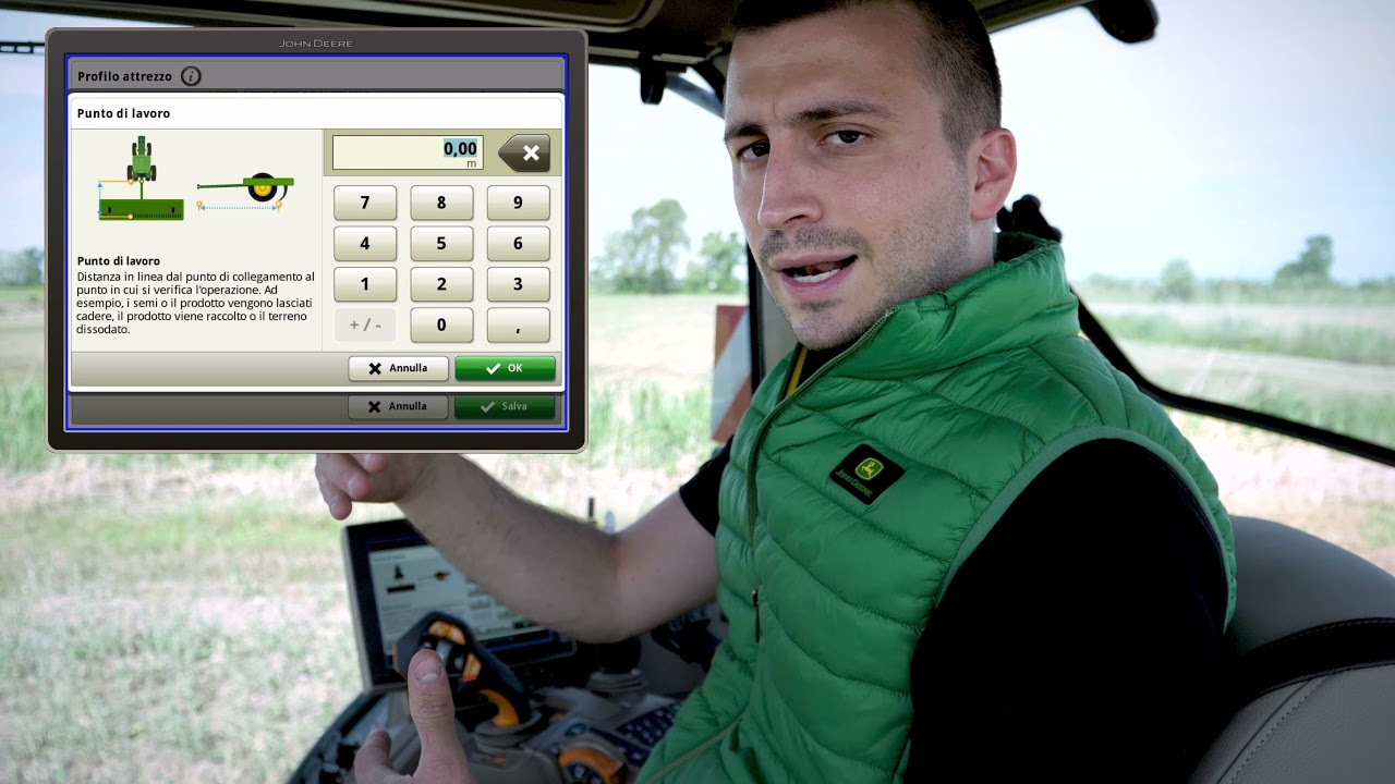 L'agricoltura di precisione secondo John Deere -  Configurazione attrezzo | John Deere IT