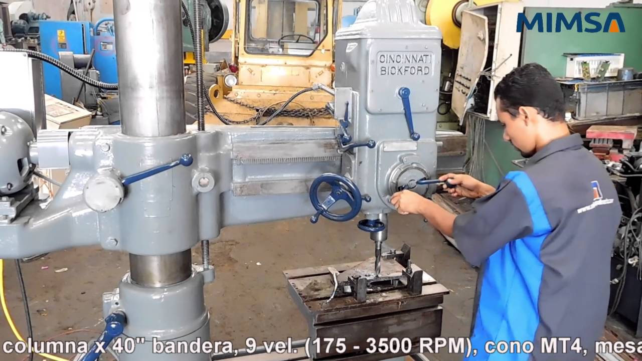 tlr-113 Taladro radial marca Cincinnati Bickford
