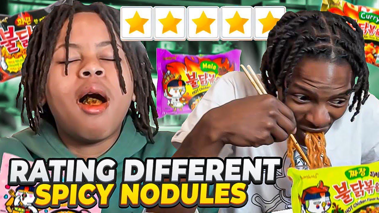 Eating Very Spicy Noddles