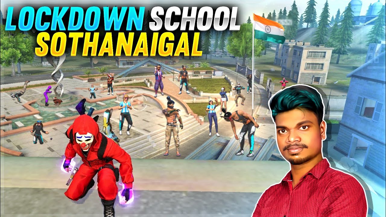 😂Lockdown School Sothanaigal Free Fire PVS GAMING Fun Match Gameplay //FREEFIRE