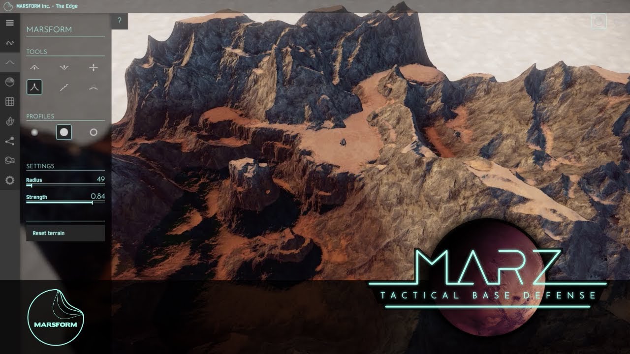 Marsform Map Editor - Timelapse